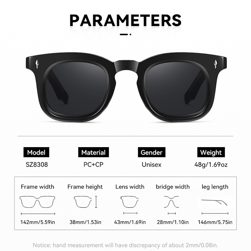 Retro Polarized Sunglasses Men Women Sun Glasses Punk TR90 Vintage Clear Gradient Shades fashion Round Driving Fishing Summer trend classic Steampunk 