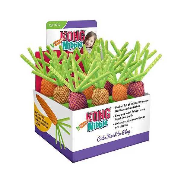 Cat Toys KONG Nibble Carrots for Cats Toy Assorted One Size J241028
