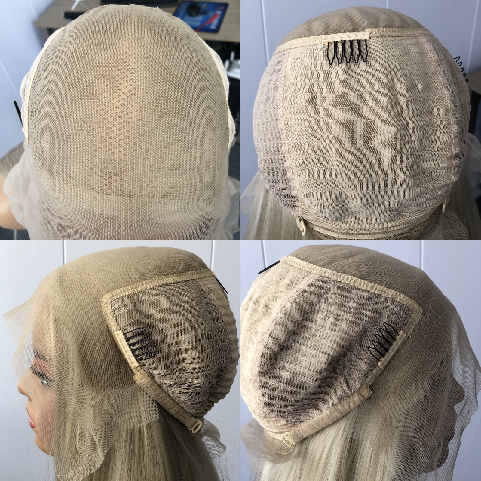 13X6 Ash Blonde Lace Front Wig Synthetic Wigs for Women Long Straight Light Blond Frontal Glueless Natural Haire Daily Party