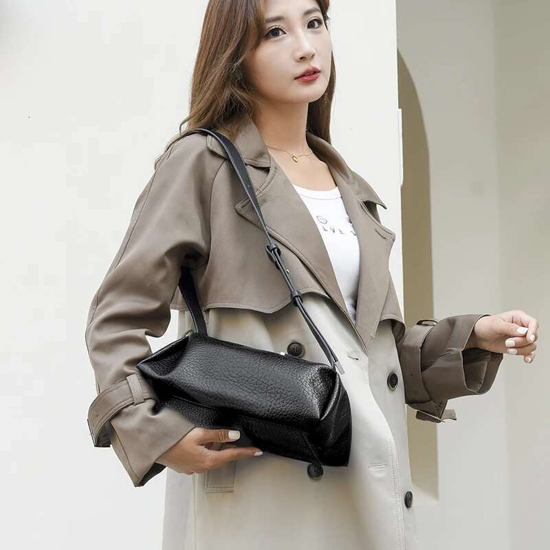 Leather Soft Mini Handbag Women Shoulder Messenger Bag Solid Color Simplicity Tote Fashion Female Crossbody Sac