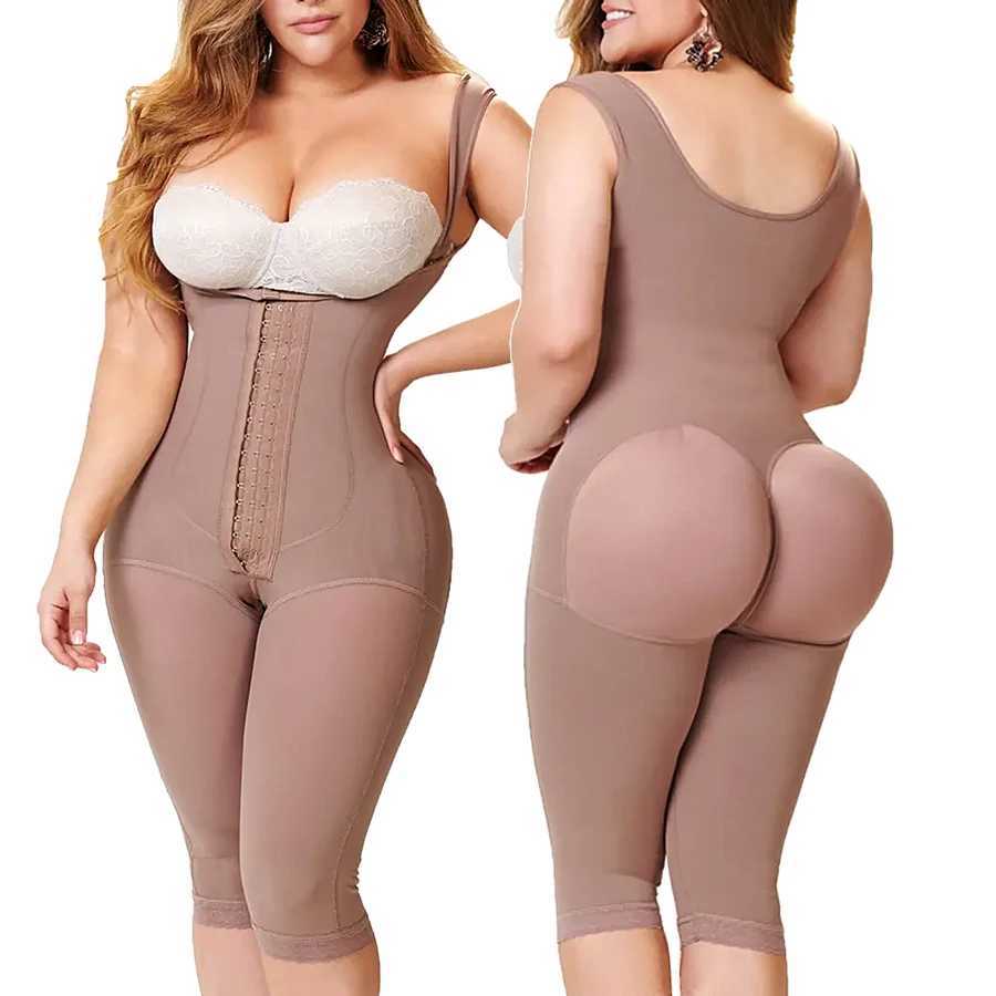 Faja Colombian Shapewear Girdles Seamless Bodysuits Post Surgery Sculpting Body Shaper Bbl Compression Abdomen Control SheathXJ241028