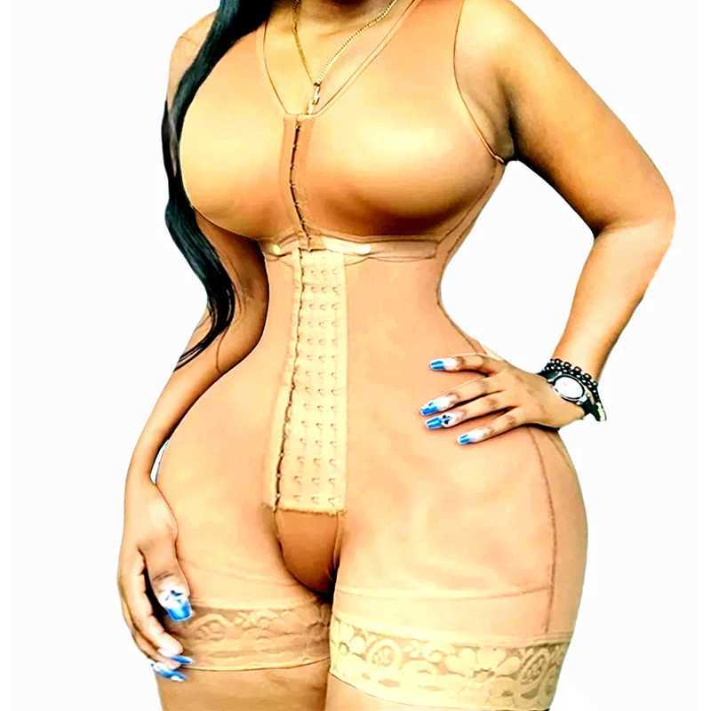 Fajas Colombianas Girdles Full Body Shaper Post Surgery Shapewear Binders Waist Trainer Butt Lifter BBL High Compression CorsetXJ241028