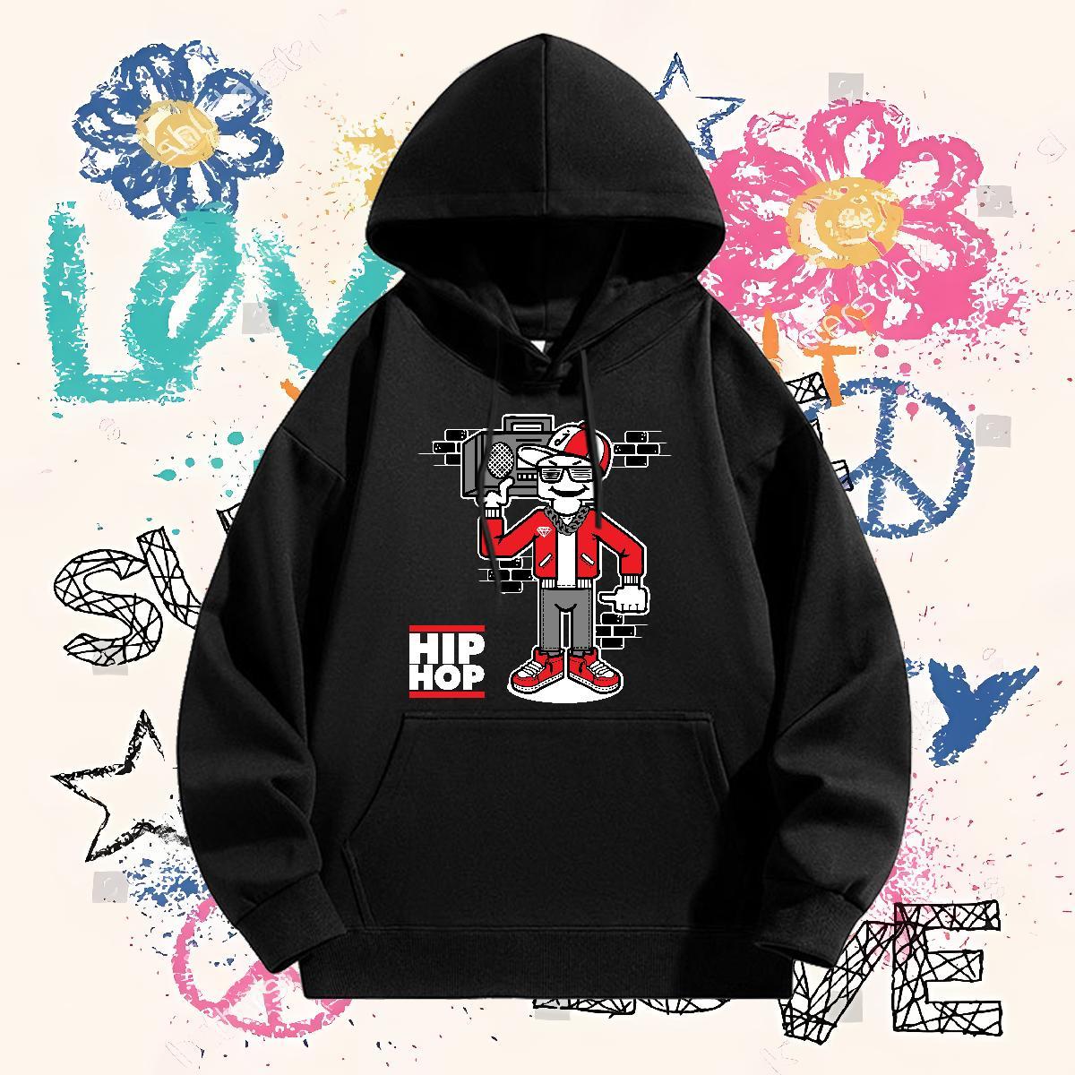 2024 DIY Mens Hoodie Breathable Drawstring Hoodie Designer Men Tops Hoodie Plus Size Cartoon Clothes Hoodie Sports Casual Tech Fleece