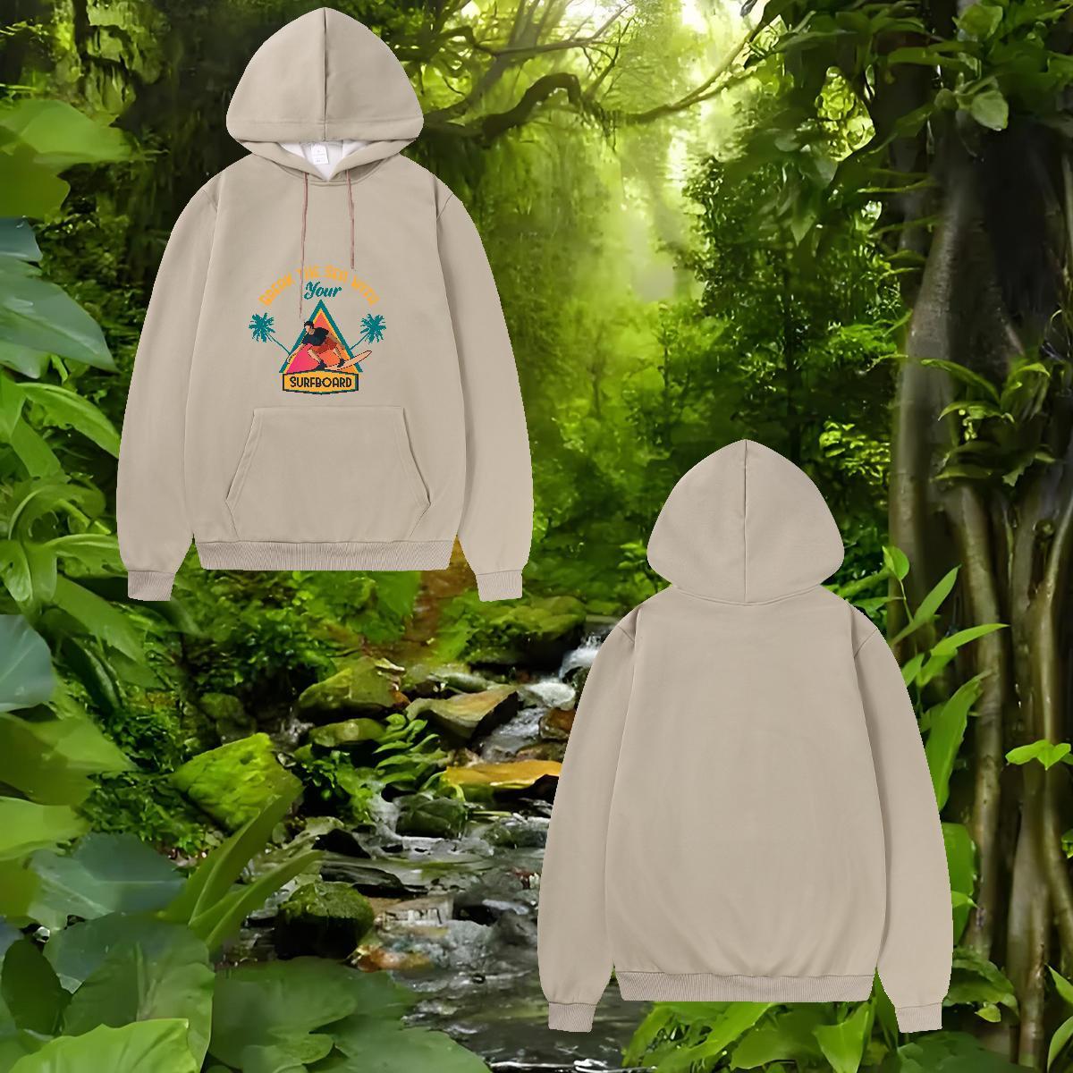 Fashion Casual Women Hoodie Pullover Hoodie Loose Fit Womens Hoodie Skull 350g Cotton Breathable Hooded Collar Anime Printing Street