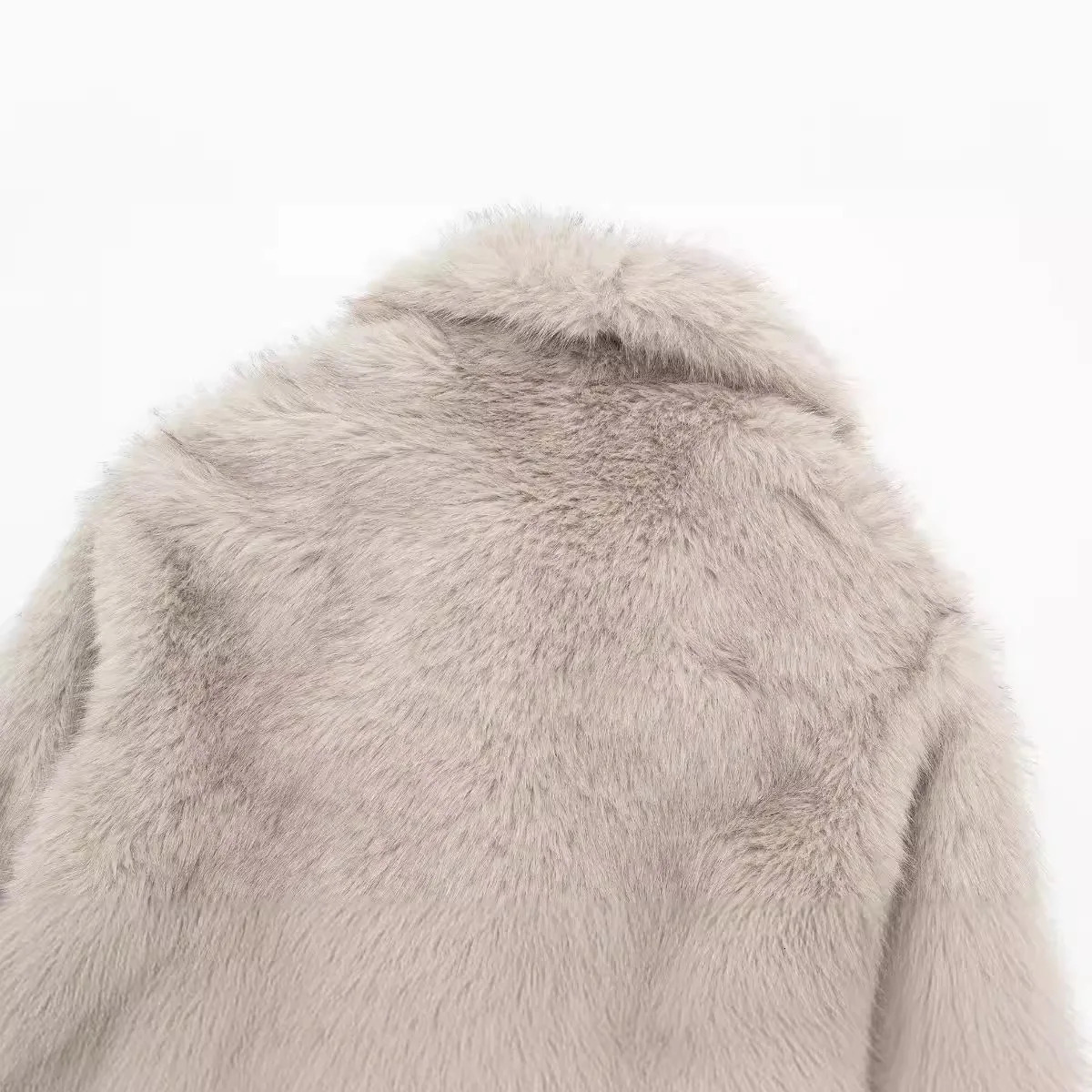 ZADATA Womens 2023 Winter European and American Style Artificial Fur Effect Short Jacket 4360240 712 241024