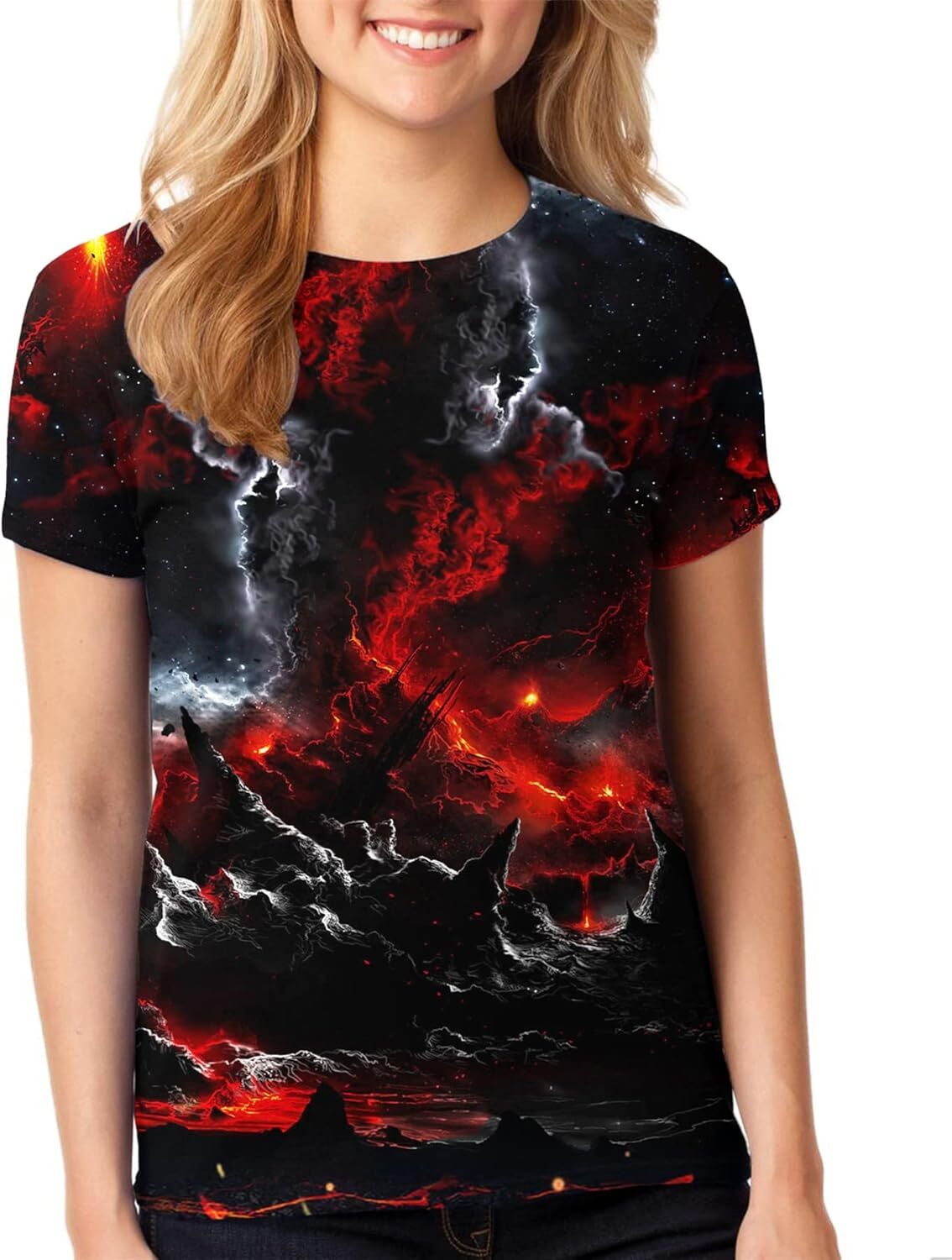 Mens T shirt Unisex 3D Print Short Sleeve Crewneck Graphic Tees tee Casual tops summer clothes tee Casual tops summer clothes