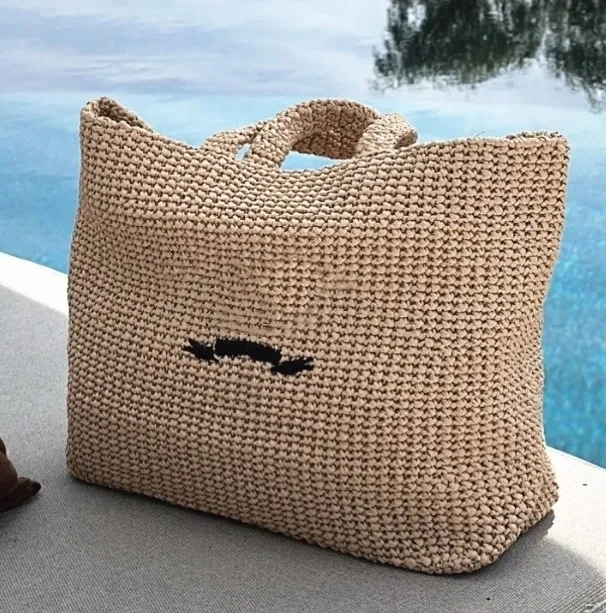 Straw bag Luxury handbags designer tote bags for womens weave Raffias top handle beach bag shopper weekender clutch mens fashion Crossbody Shoulder bag