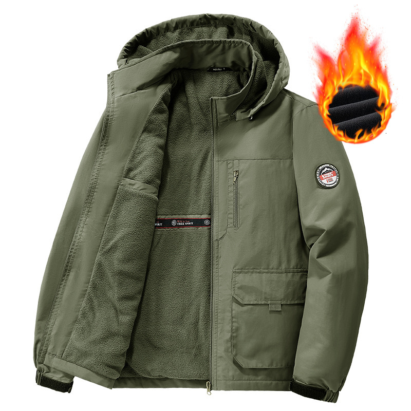 2024 new designer winter men's coat autumn and winter new plus size fashion brand and plush thick coat