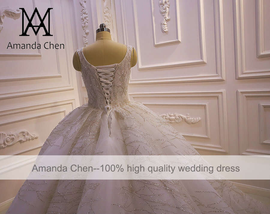 bride 2023 Cap Sleeve Lace Appliques Handwork Wedding dress