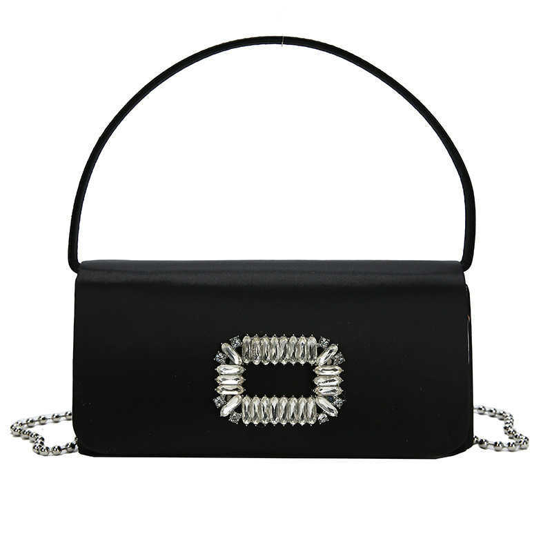 CMM Candy Colored Small Bag New Korean Version Fashion and Personalized Rhinestone Hand Held Womens Chain Crossbody Small Square Bag Pu