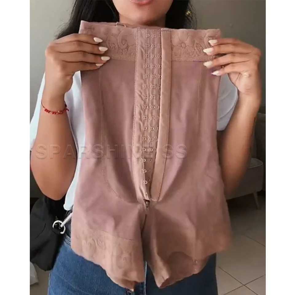 Faja Colombianas Compression Shapewear Butt Lifter Thigh Slimming Body Shaper with Zipper Crotch Underwear Post-Surgical UseXJ241028