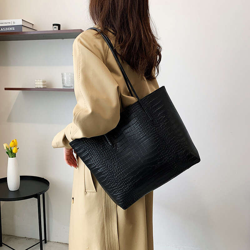 PU Large Leather Shoulder Bag for Women Trend Designer Female Fashion Handbags Purses Tote Bags s