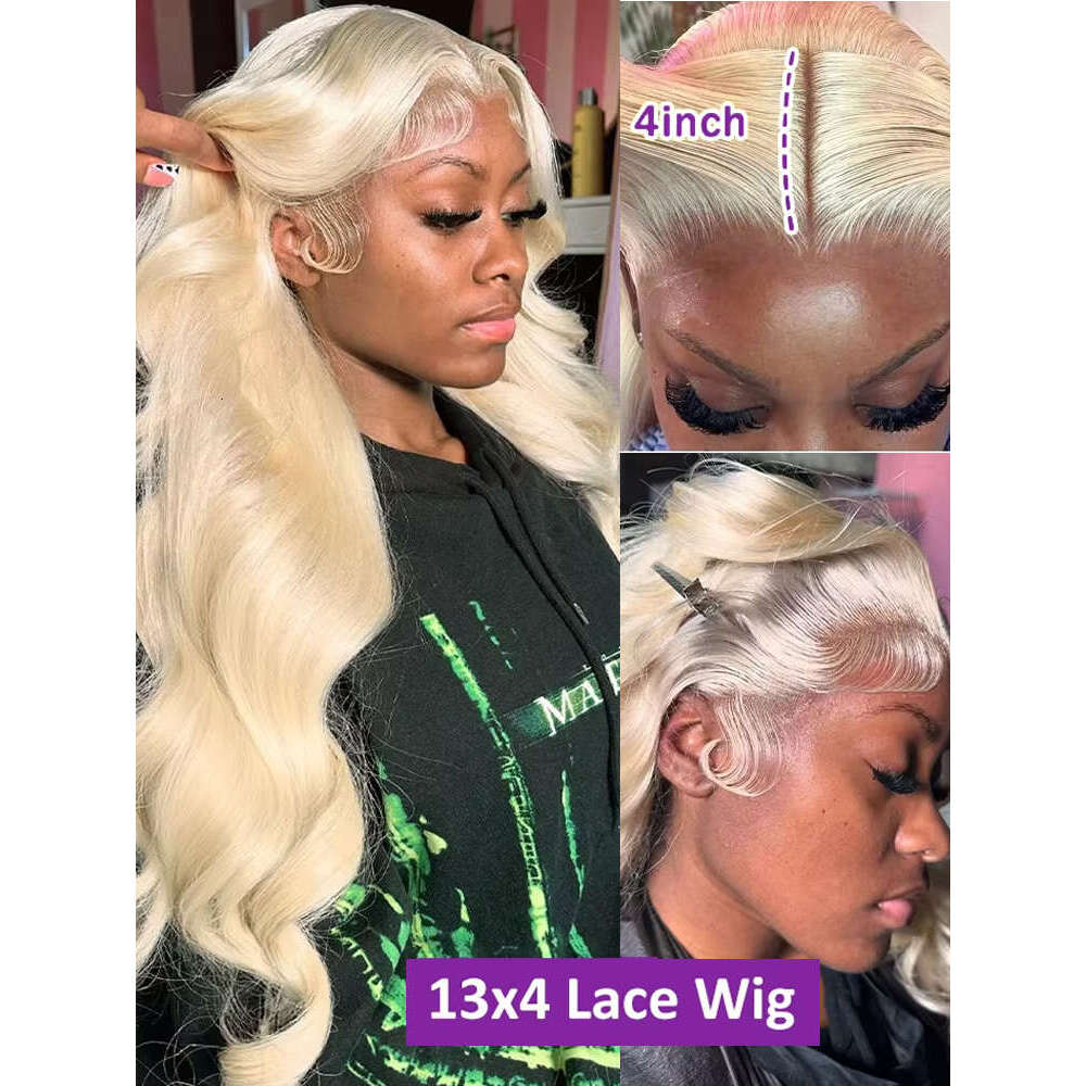 Density Inch Body Wave x HD Lace Frontal Wigs Human Hair Brazilian Transparent Front Wig For Women
