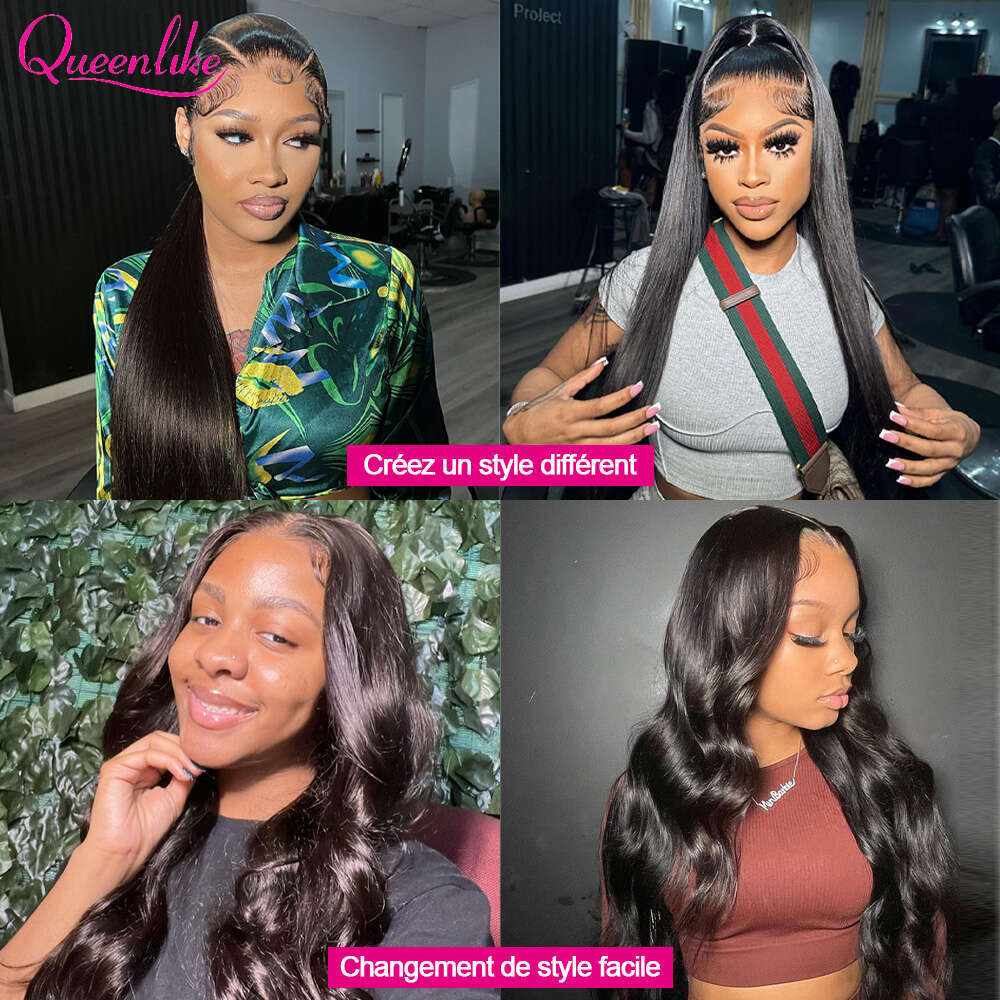 Choice Inch x Straight Human Hair Lace Frontal Cheap Wigs on Clearance Pre Plucked for Women Queenlike