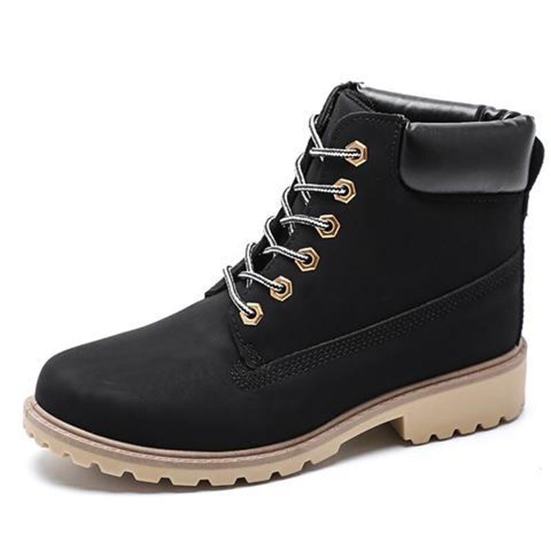 new free shipping designer womens rain snow fur winter boots leather work shoes platform martin boot mens booties