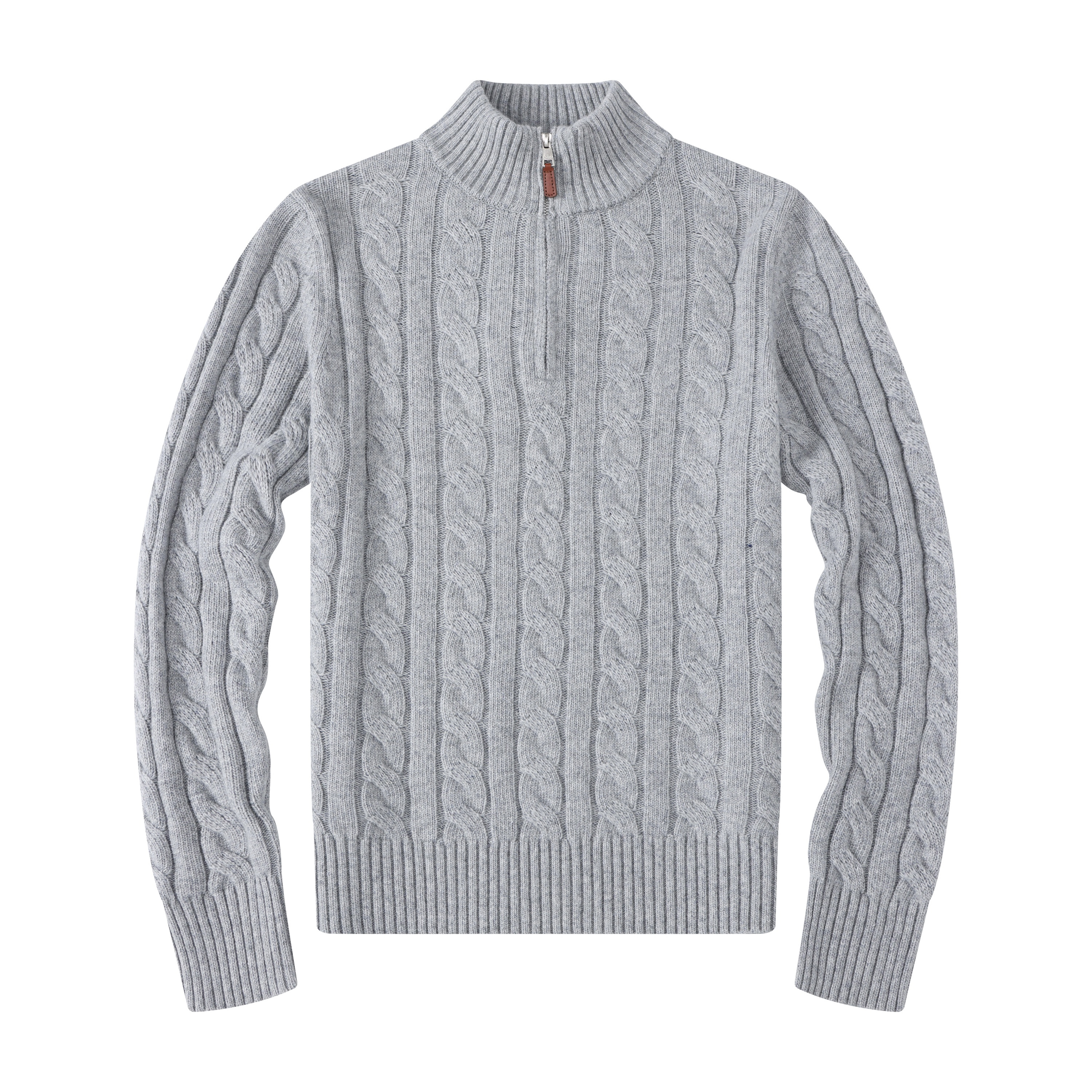 Casual hooded half zipper sweater autumn hoodie men autumn and winter design sense new fashion brand loose everything