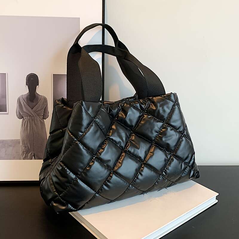 Solid Color Fashion Designer Large Capacity Casual Handbag Outdoor Briefcase Multifunctional Bag