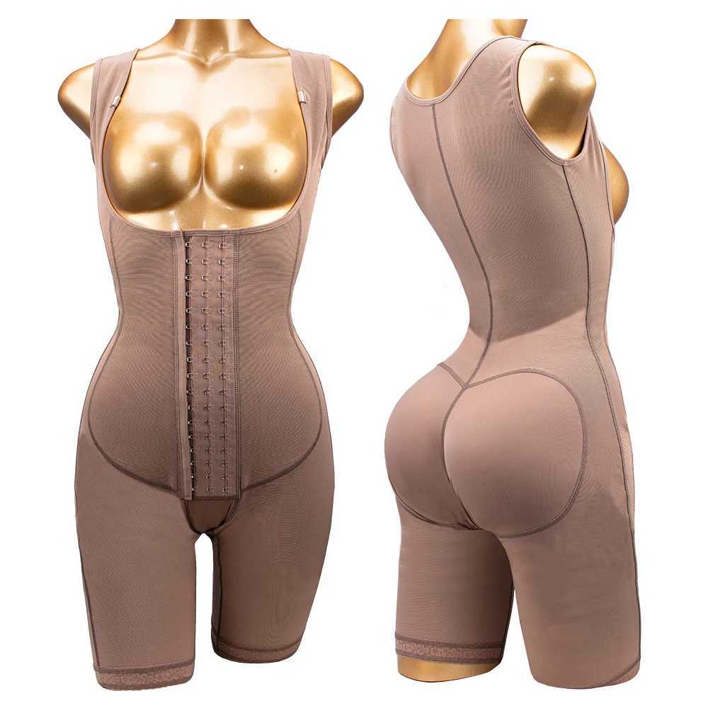 Faja Colombian Shapewear Girdles Seamless Bodysuits Post Surgery Sculpting Body Shaper Bbl Compression Abdomen Control SheathXJ241028