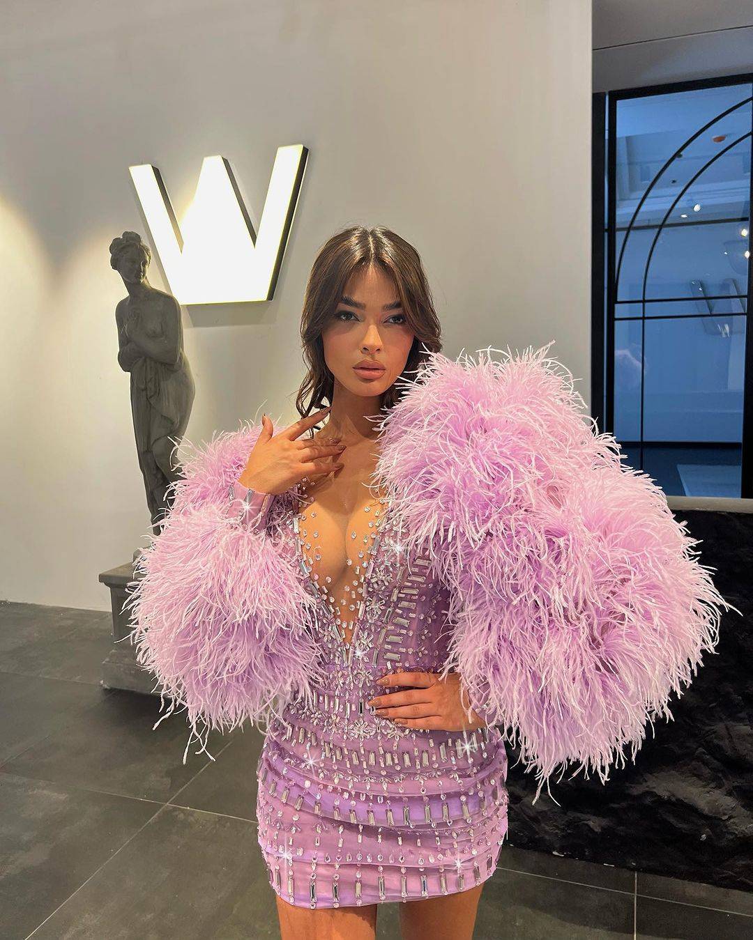 Princely Mermaid Prom Dresses Rhinestones Feather Sexy Mini Beading Evening Gowns Formal Party Reception Special Occasion Dress