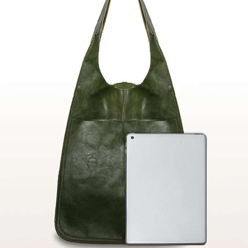 Handmade Rretro Big Beach Tote Bag High Capacity Zipper Shoulder Solid Color Multifunction Handbags for Ladies