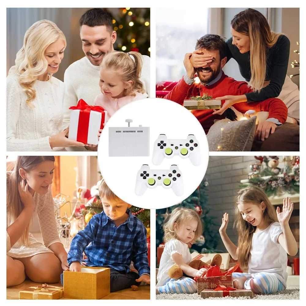Y7 Video Game Console Linux System 256G Build 12000 Games Rechargeable Wireless Controller Low Latency Connection Player Gift Y241029