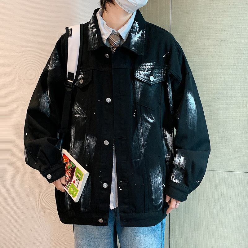 2024 New Designer Spring Denim Men's Jacket Ins Fashion Brand High Street Jacket Autumn/Winter Luxury Handsome Clothing