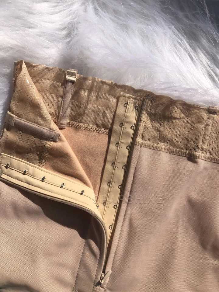 Fajas Colombianas Compression Shaper Open Bust Tummy Control with Zipper Body Beauty Shapewear Waist Post-Surgical UseXJ241028