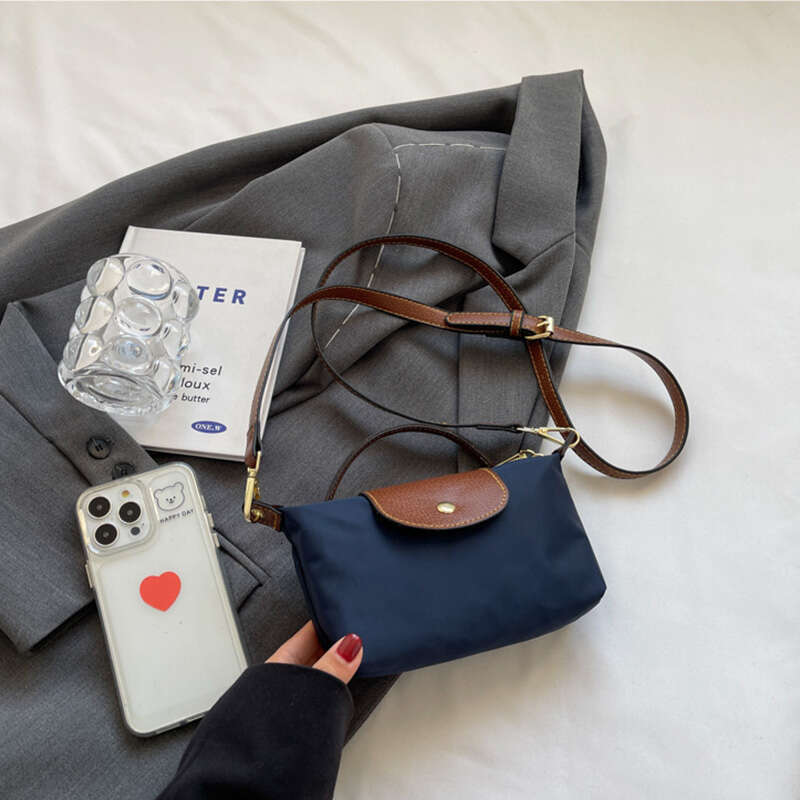 Small Handbag for Women 2025 New Niche Mini Hand-held Dumpg High-end Nylon Fabric Shoulder and Crossbody Mobile Phone Bag