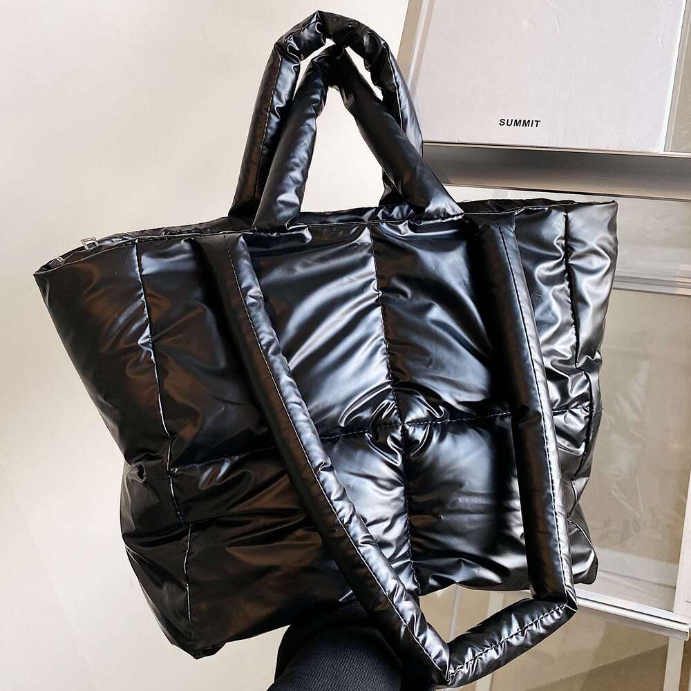 Puffer Large Capacity Tote Stylish Soft Quilted Hand Bag, Women's Fashion Ever Day Shoulder Bag & Purse - view 4