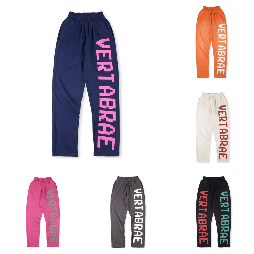 mens pants vertabrae sweatpants high quality street 3d letters jogger sweatpants multi color sports pants mens womens casual vertabrae sweat pants aq