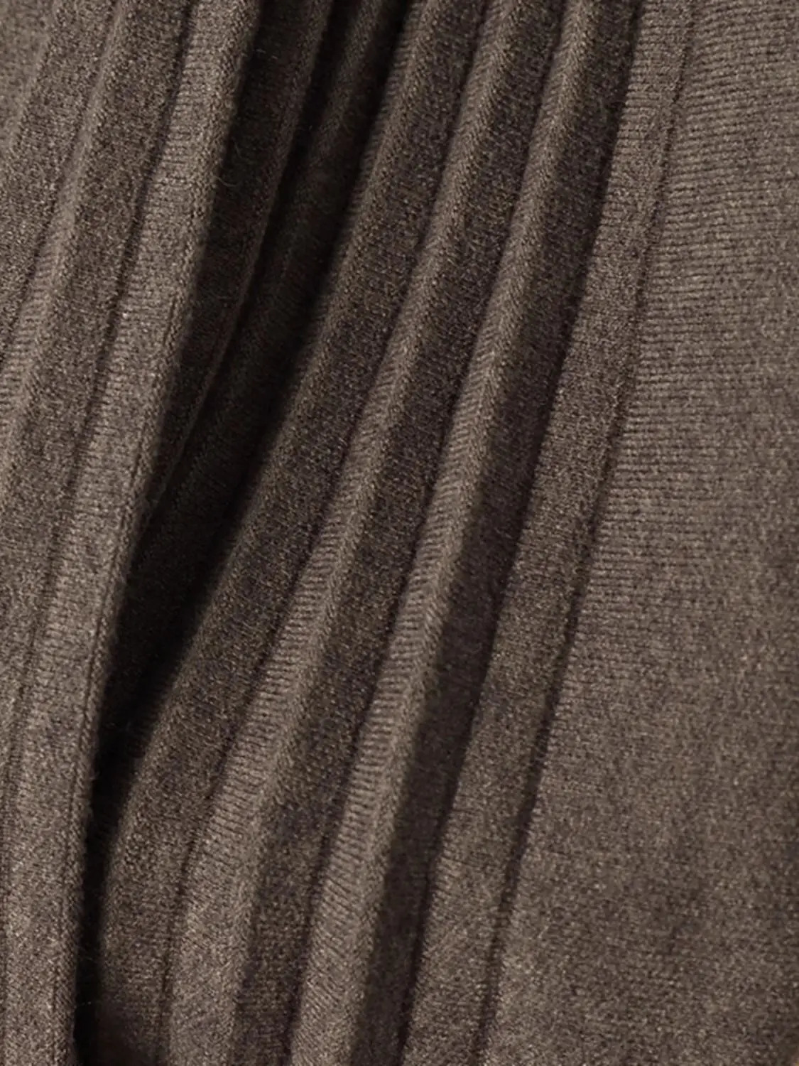 Autumn Winter Wrinkled Leather Womens Elastic High Waist Knitted Leather Pocket Womens Elegant Solid Color A-Line Leather LJ164 241028