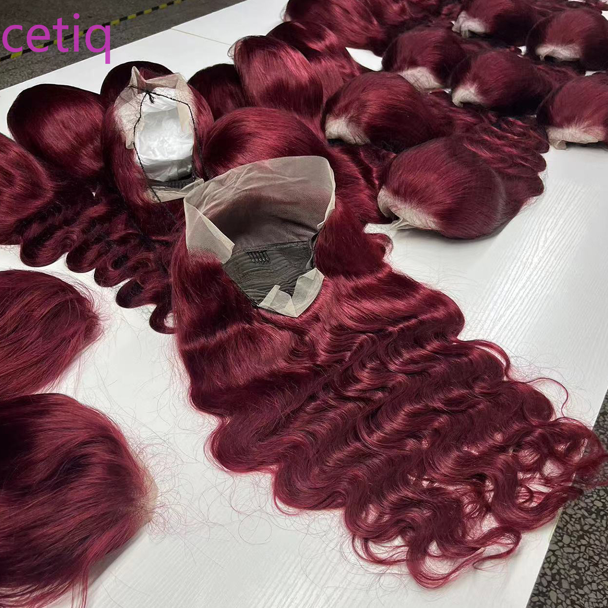 Straight 360 Wig remy 99J Bury Pre-Plucked 13x4 Colored Lace Front red Human Hair Wigs