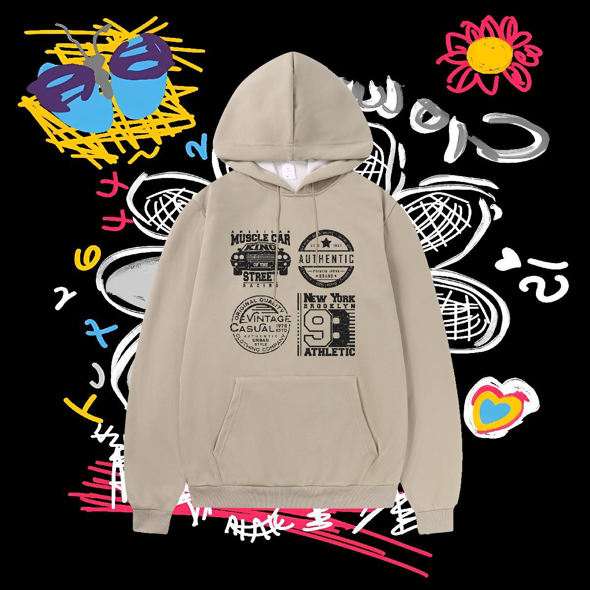 2024 Designer Hoodie for Women Sports Casual Soft Unisex Hooded Sweatshirt Floral Print Warm Fleece Clothes Hoodie Long Sleeve Soft