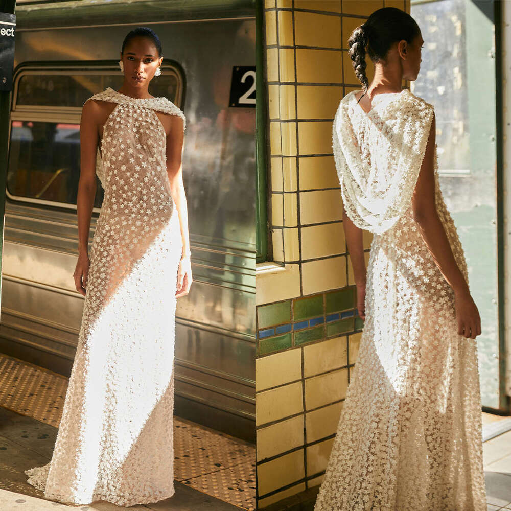 Exquisite Mermaid Wedding Dresses Sleeveles Lace 3D ral Applique Bridal Gowns Custom Made Vestido de novia