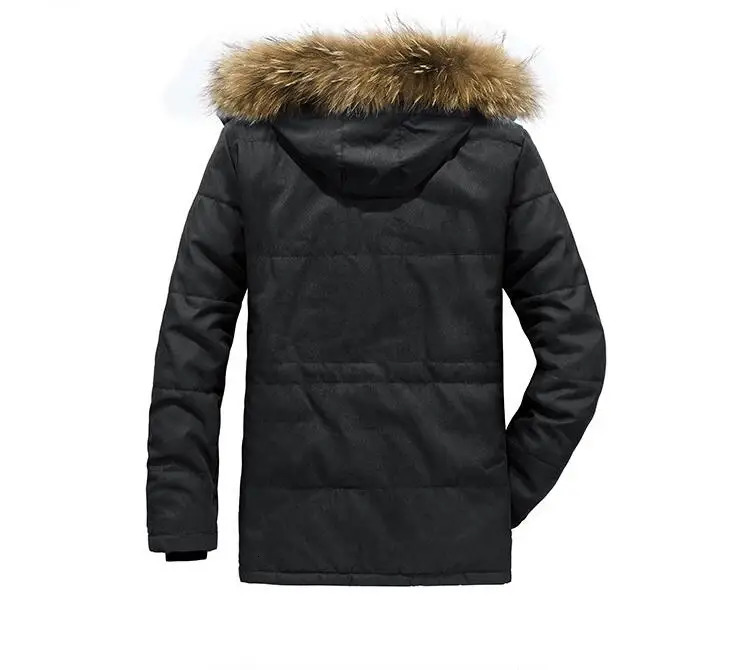 Good Quality Male Fit Winter Coats Multipocket Cargo JacketsMen Down Jackets Hooded Casual Long Warm Parkas Size 7XL 241024