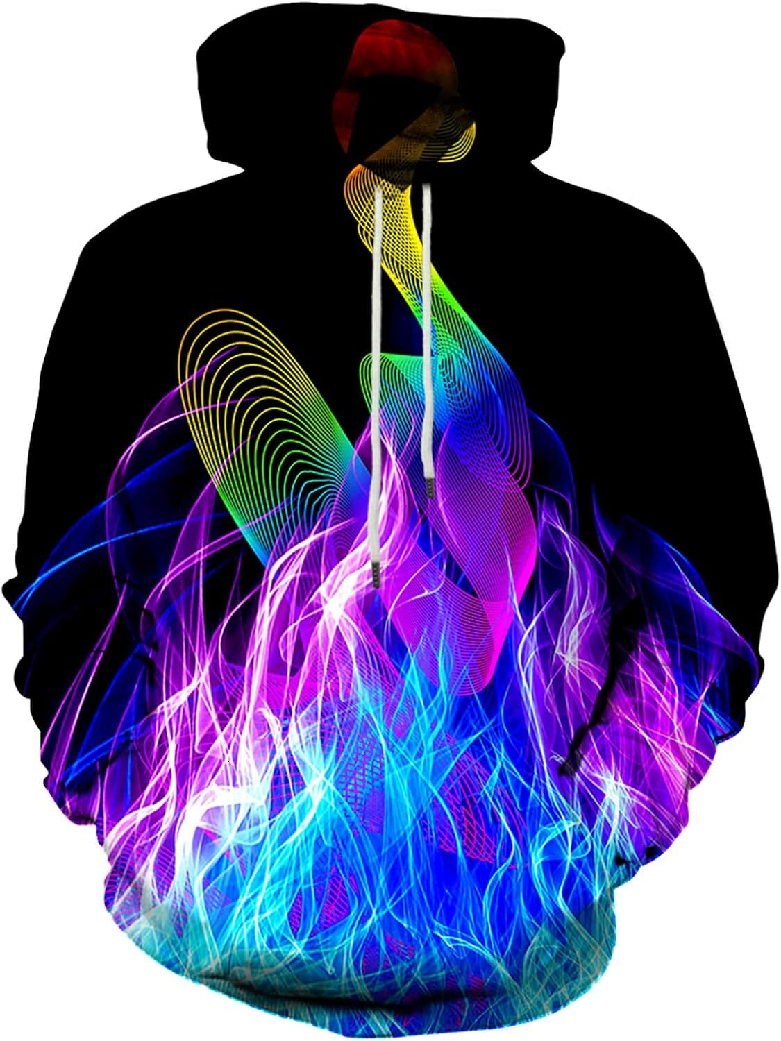 Hoodie for Mens Womens MenFashion Unisex 3D Printed Graphic Novelty Hoodie Pullover Hooded Sweatshirts with Pocket Graphic casual