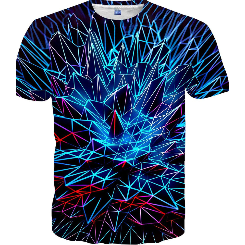 Mens T shirt Unisex 3D Graphic Print Fashion T-Shirts for Adults Teens Novelty Casual Tee Tops casual fashion cool