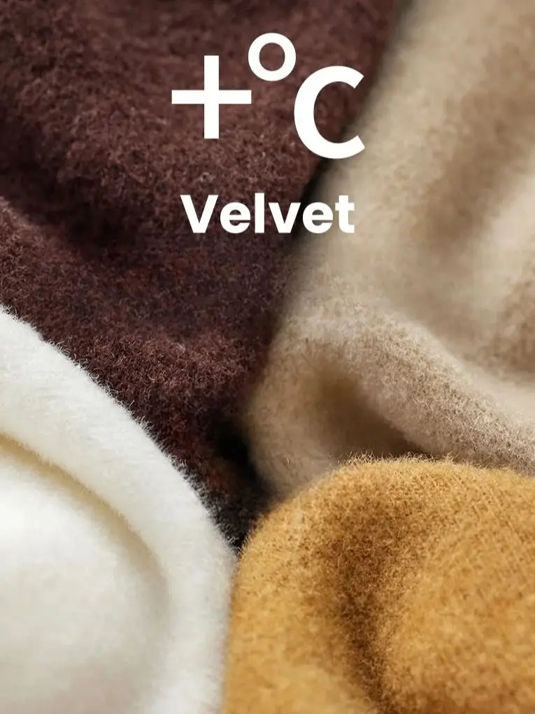 Velvet bottom womens warm underwear autumn and winter thick fluffy high waisted padded warm pants 241028