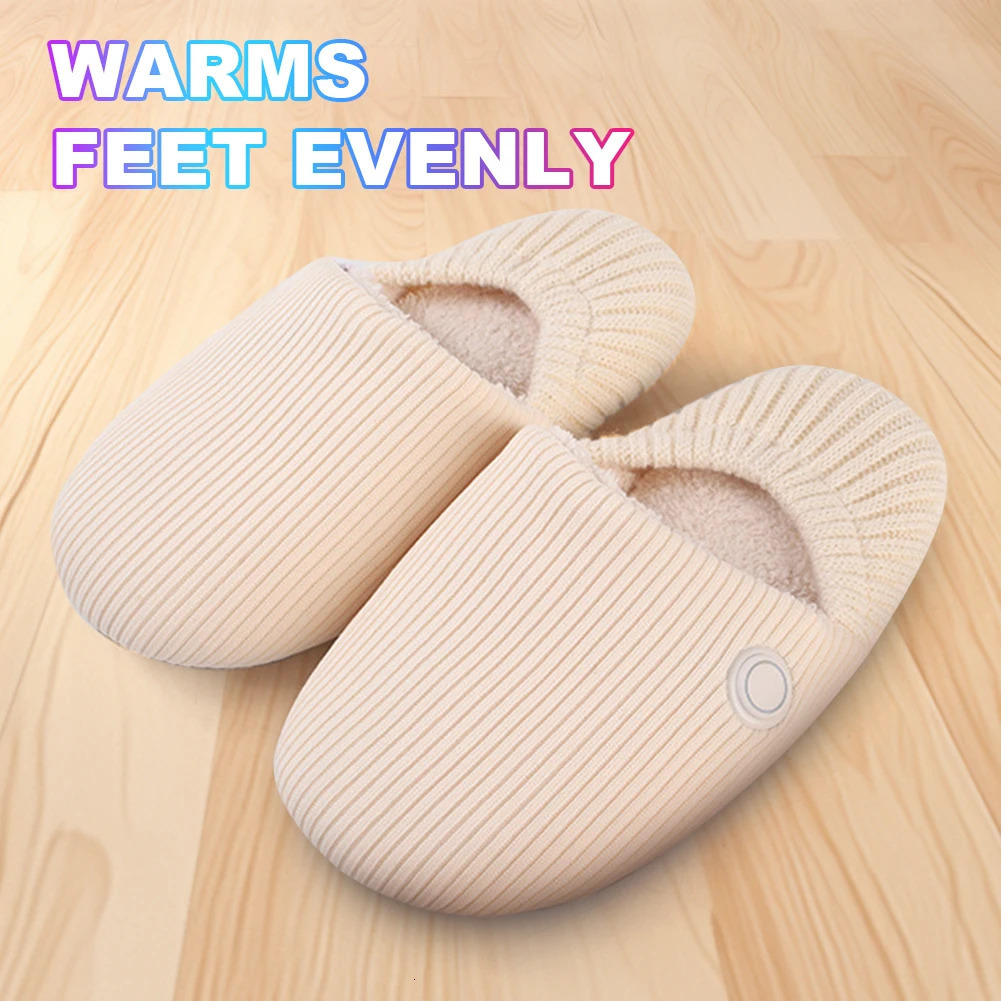 Winter Shoes Electric Heating Shoes USB Heated Slippers Foot Warmer Warm Heated Slippers Boot Shoes for Men Women Christmas Gift 241025