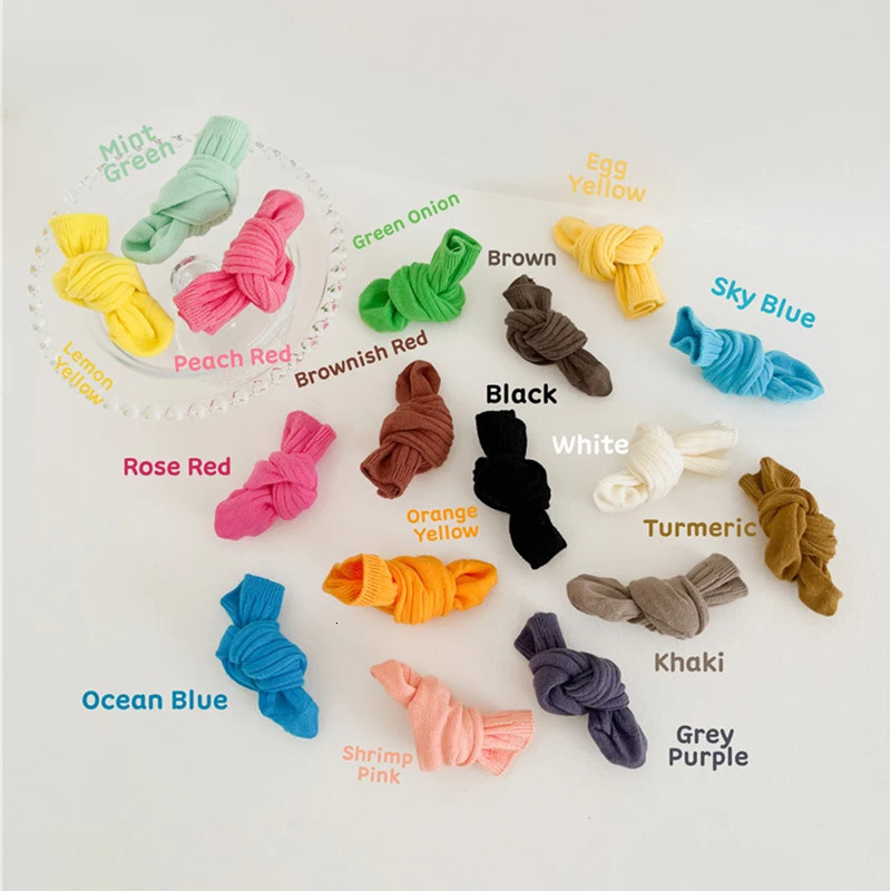 17 Colors Childrens Casual Socks Ribbed Boys Girls School Sock Toddlers Ankle Sock Cotton Striped Baby Socken For Kids 1-9Y 241028