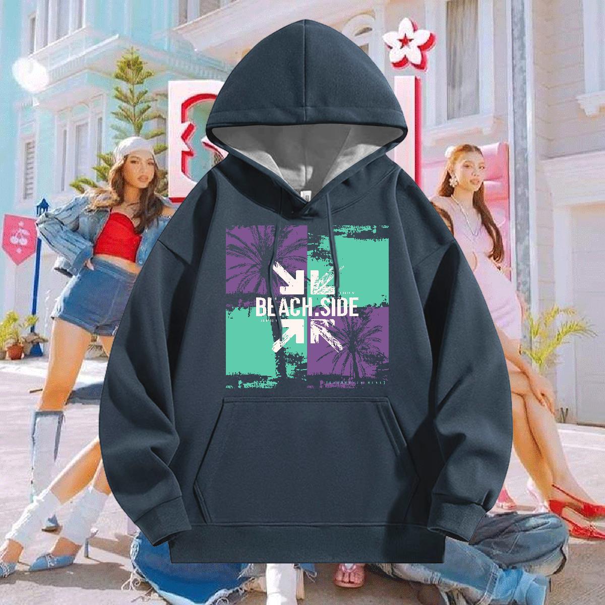 2024 Autumn Winter Hoodie for Men Long Sleeve Soft Warm Men Tops Hoodie DIY Anime Hoody Hip Hop Street 350g Cotton