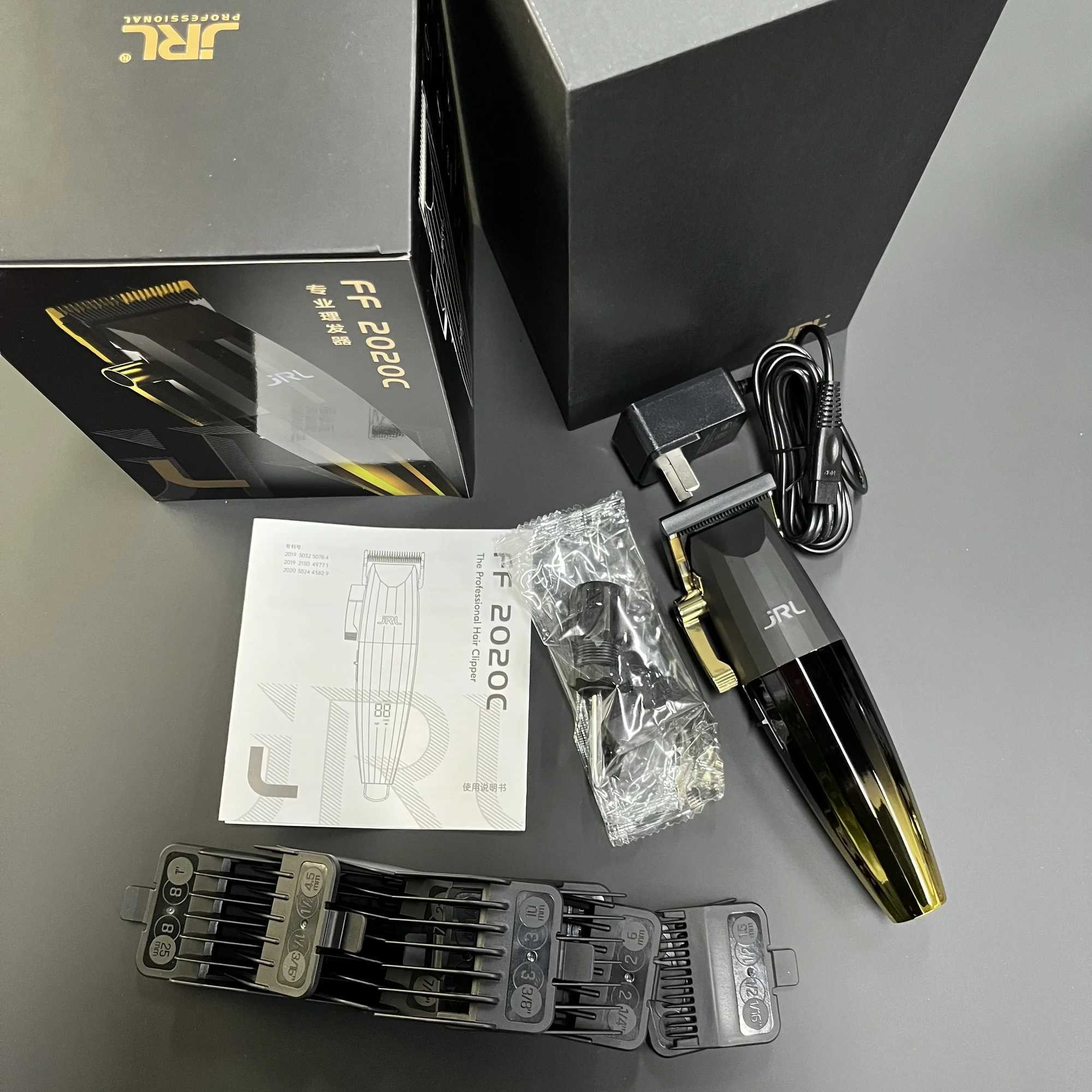 Original JRL 2020c 2020t professional hair clipper mens oil head trimmer cordless electric clipper W241028