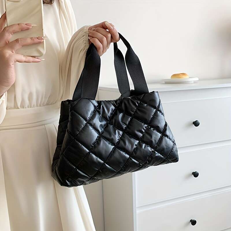 Solid Color Fashion Designer Large Capacity Casual Handbag Outdoor Briefcase Multifunctional Bag