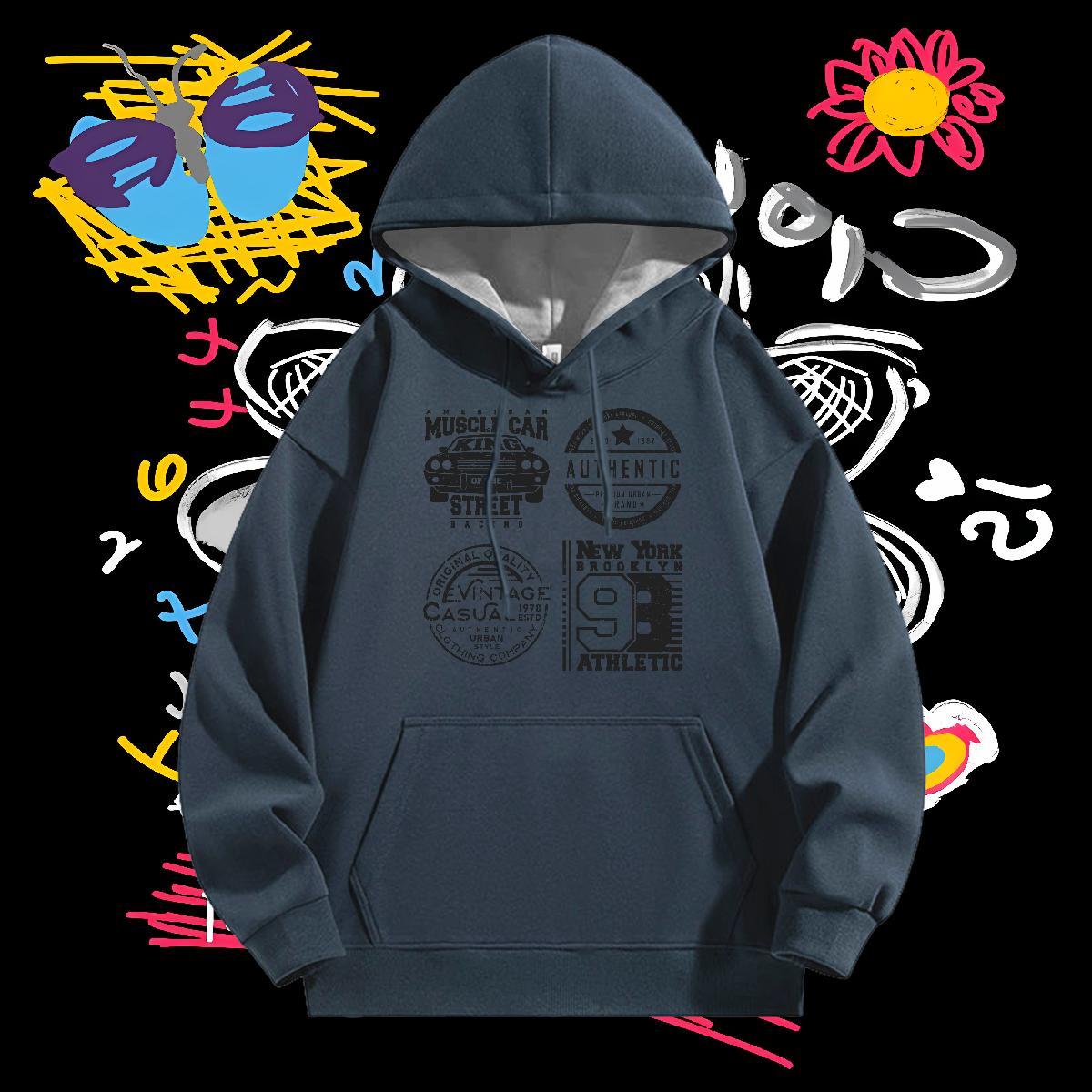 2024 Designer Hoodie for Women Sports Casual Soft Unisex Hooded Sweatshirt Floral Print Warm Fleece Clothes Hoodie Long Sleeve Soft