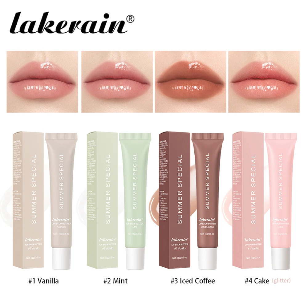 New 4pcs Summer Fridays Deep Moisturizing Glaze Smoothing es Long-Lasting Nourishment Daily Care Lip Balm 241025 CL250121