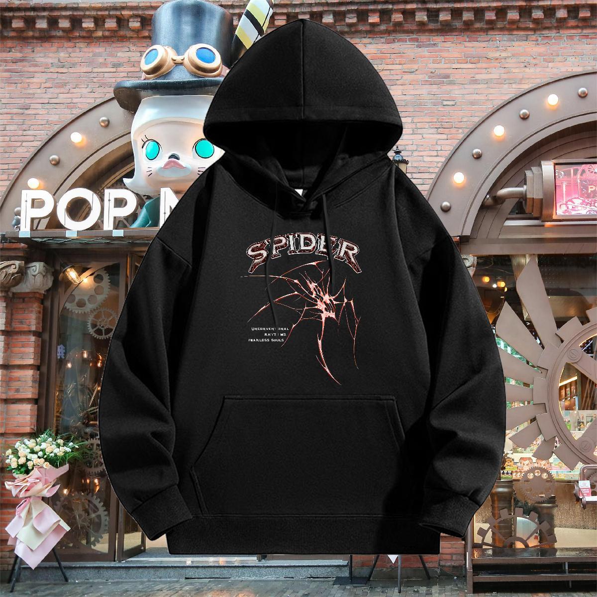 Stylist Hoodie For Man Breathable Hooded Collar TOP Quality Men Hoodie Customized Print Tops Street wear Hip Hop 350g Cotton