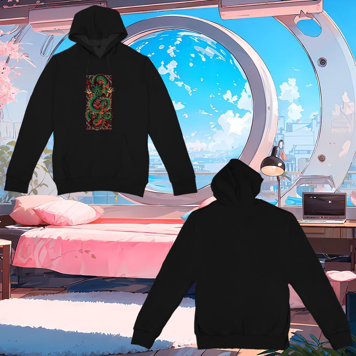 2024 Designer Men's Hooded Sweatshirt Custom Print Oversized Cool Couples Hoodie Hoody Anime Printing Street Cotton 350g Breathable Drawstring