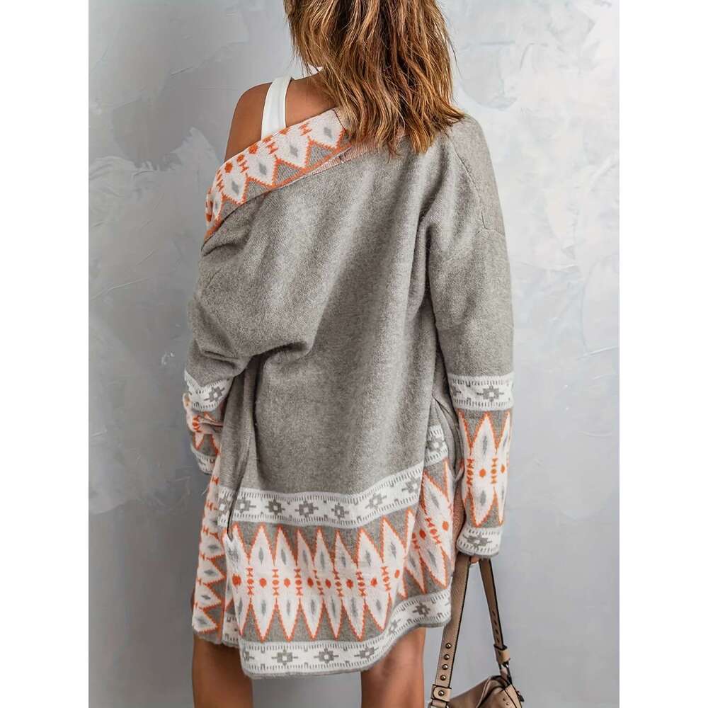 Miyouj Women's Knitted Top Coat Pattern Cardigan Long Sleeve Sweater Colorful Casual 2025 Sweaters New Style Outerwear Tops