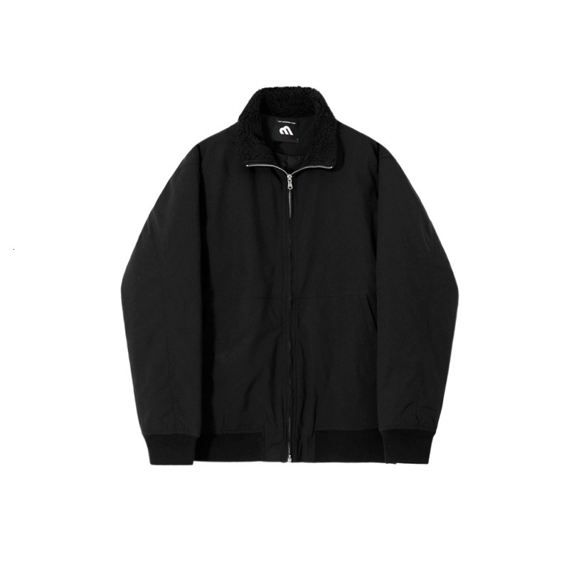 2024 new designer Korean collar men's winter fashion loose faced cotton jacket