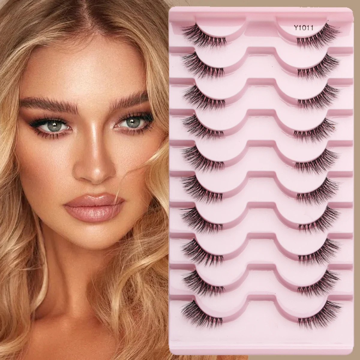 YSDO 310 Pairs Wispy Half Lashes Fluffy False Eyelashes Strip Soft Faux Mink Lashes Eye Makeup Volume Eyelash Extension Tools 241028